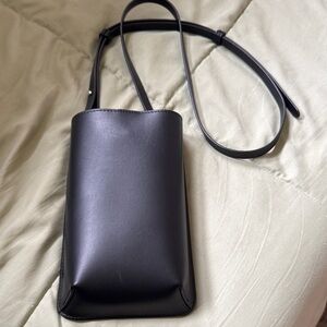 Uniqlo Faux Leather Mini Shoulder Bag / Leather Touch Mini Pochette